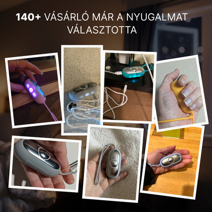 Bizsi™ - Mikroáramú „agyalás-stop” készülék